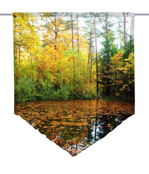 Heidesee Scheibenhänger spitz - Scheibenhänger, Gardine
